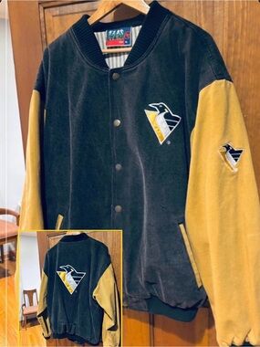 Vintage 90’s TEAM CHOICE NHL PITTSBURGH PENGUINS Jacket